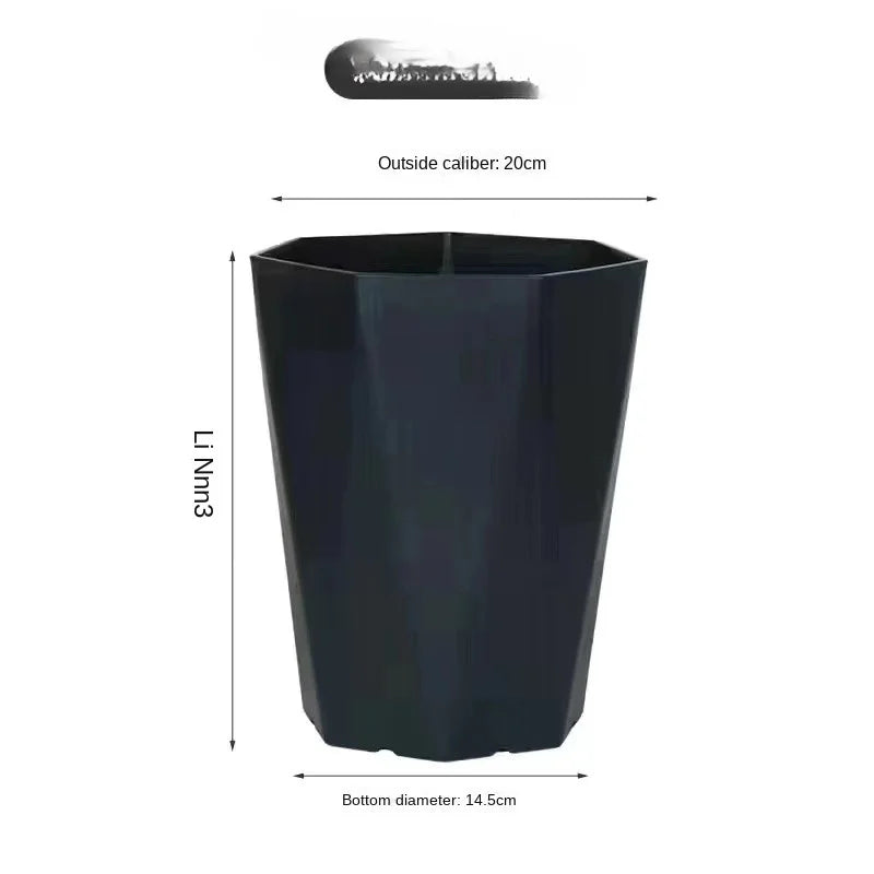 Diamond-Shaped Resin Flower Pot