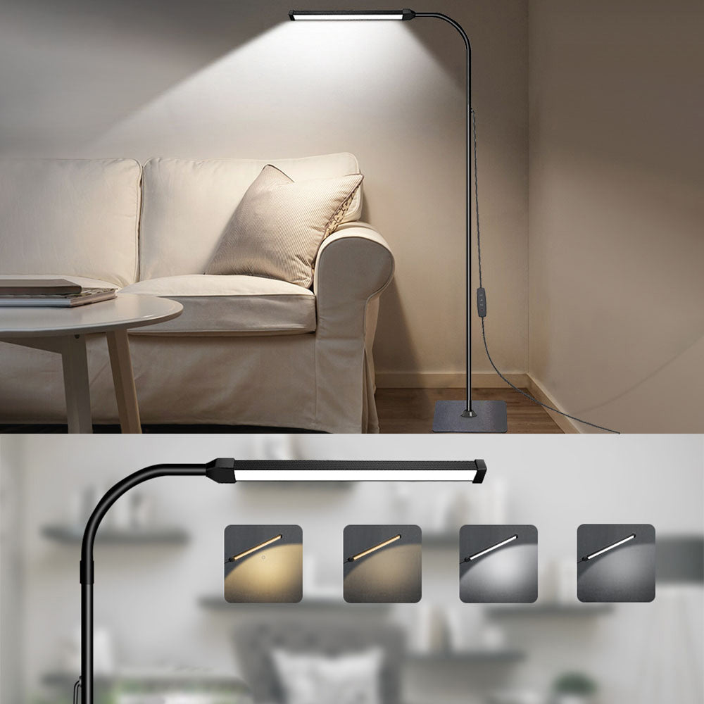 Dimmable Gooseneck LED Floor Lamp