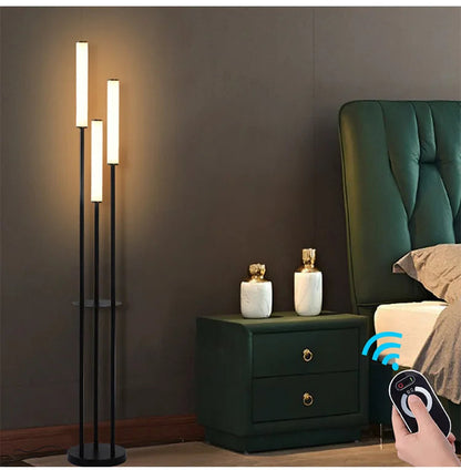 Dimmable LED Shelf Floor Lamp