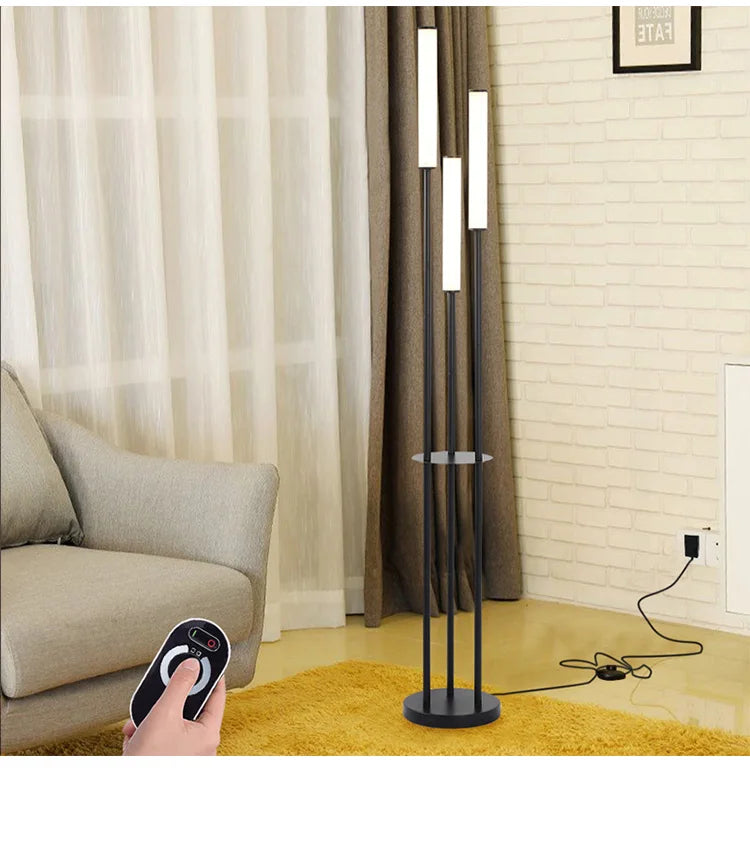 Dimmable LED Shelf Floor Lamp