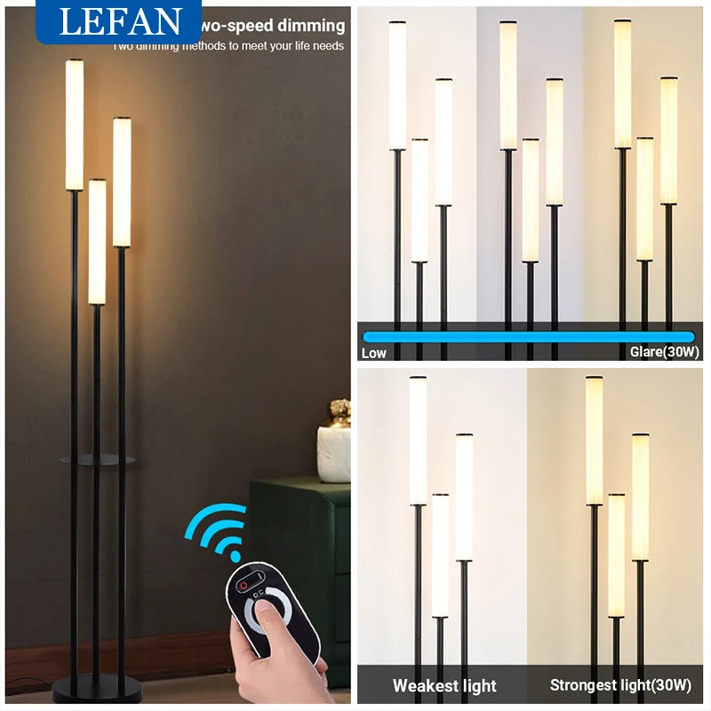 Dimmable LED Shelf Floor Lamp