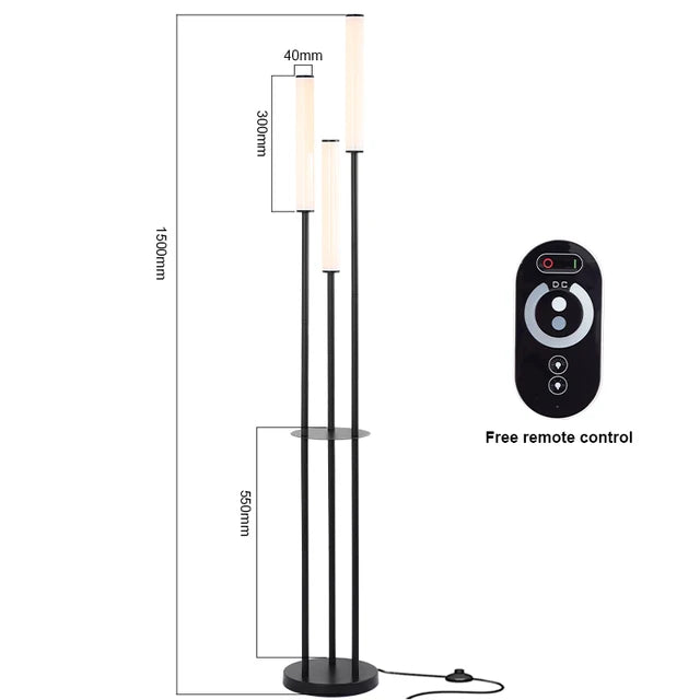 Dimmable LED Shelf Floor Lamp