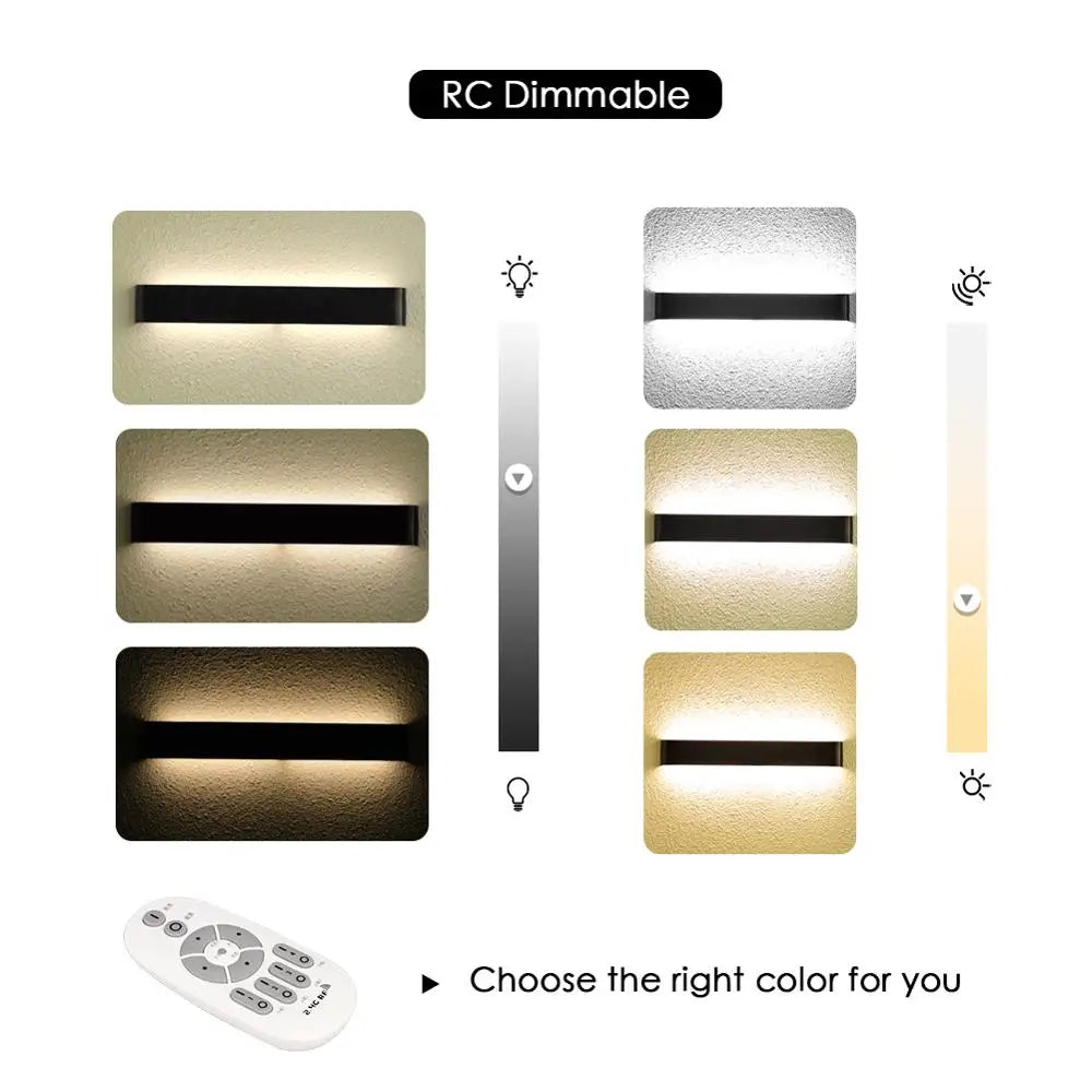 Dimmable LED Wall Sconce – Aluminium