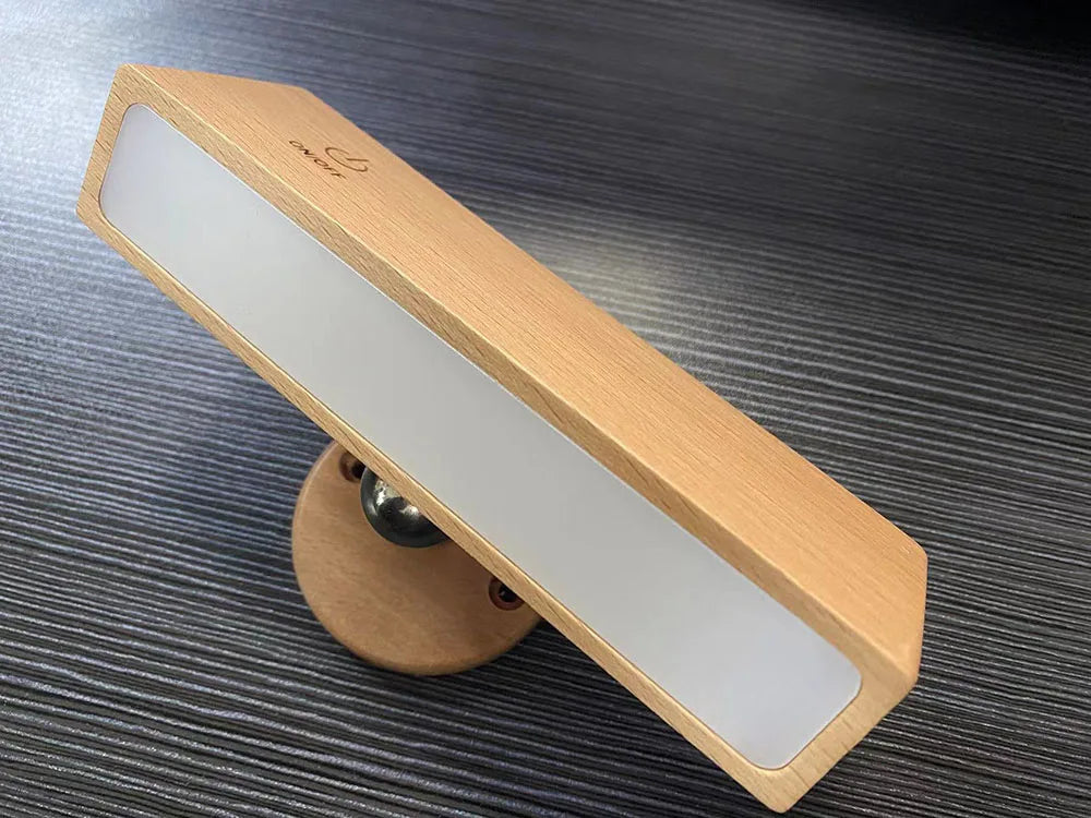 Dimmable Magnetic Wood Wall Lamp