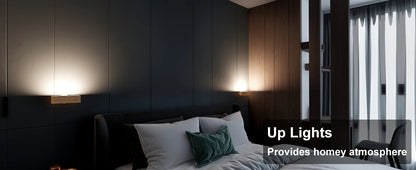 Dimmable Magnetic Wood Wall Lamp