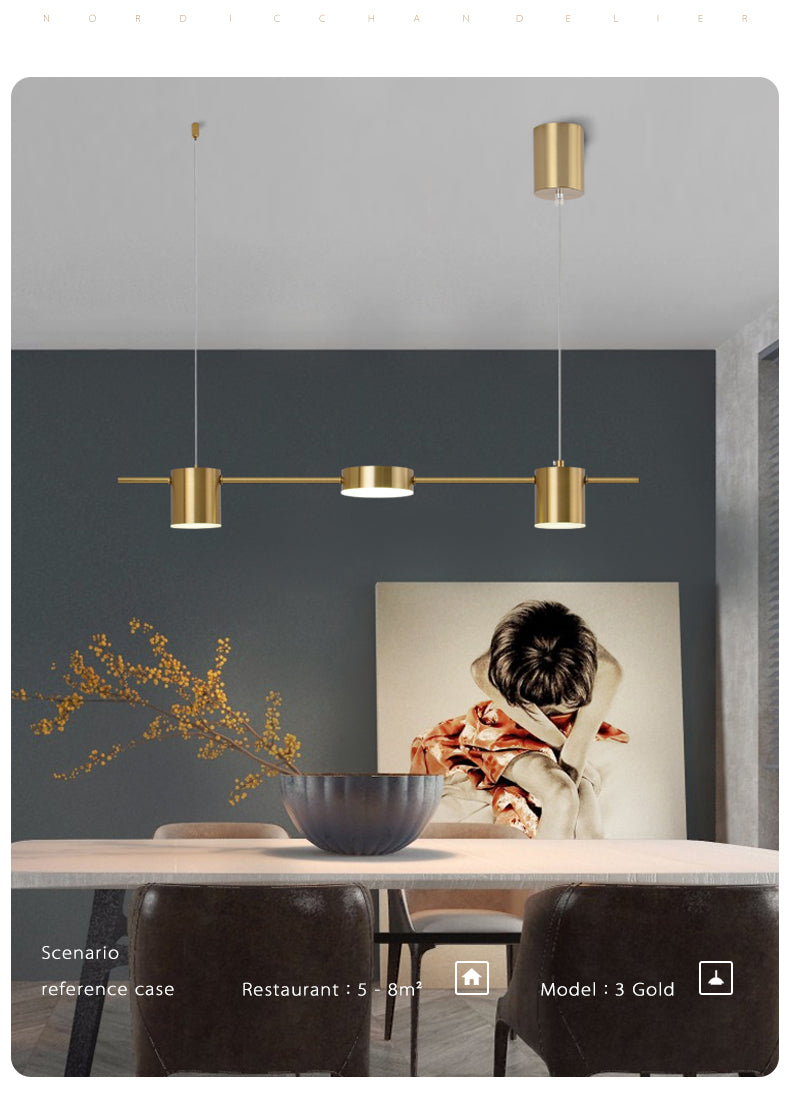 Dimmable Modern LED Chandelier Light