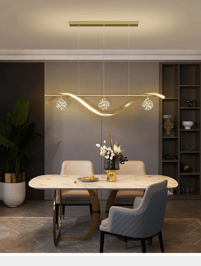 Dimmable Modern Minimalist LED Pendant