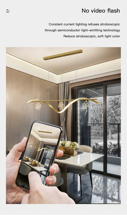 Dimmable Modern Minimalist LED Pendant