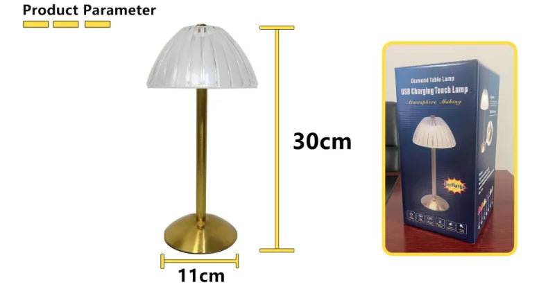 Dimmable Retro LED Table Lamp