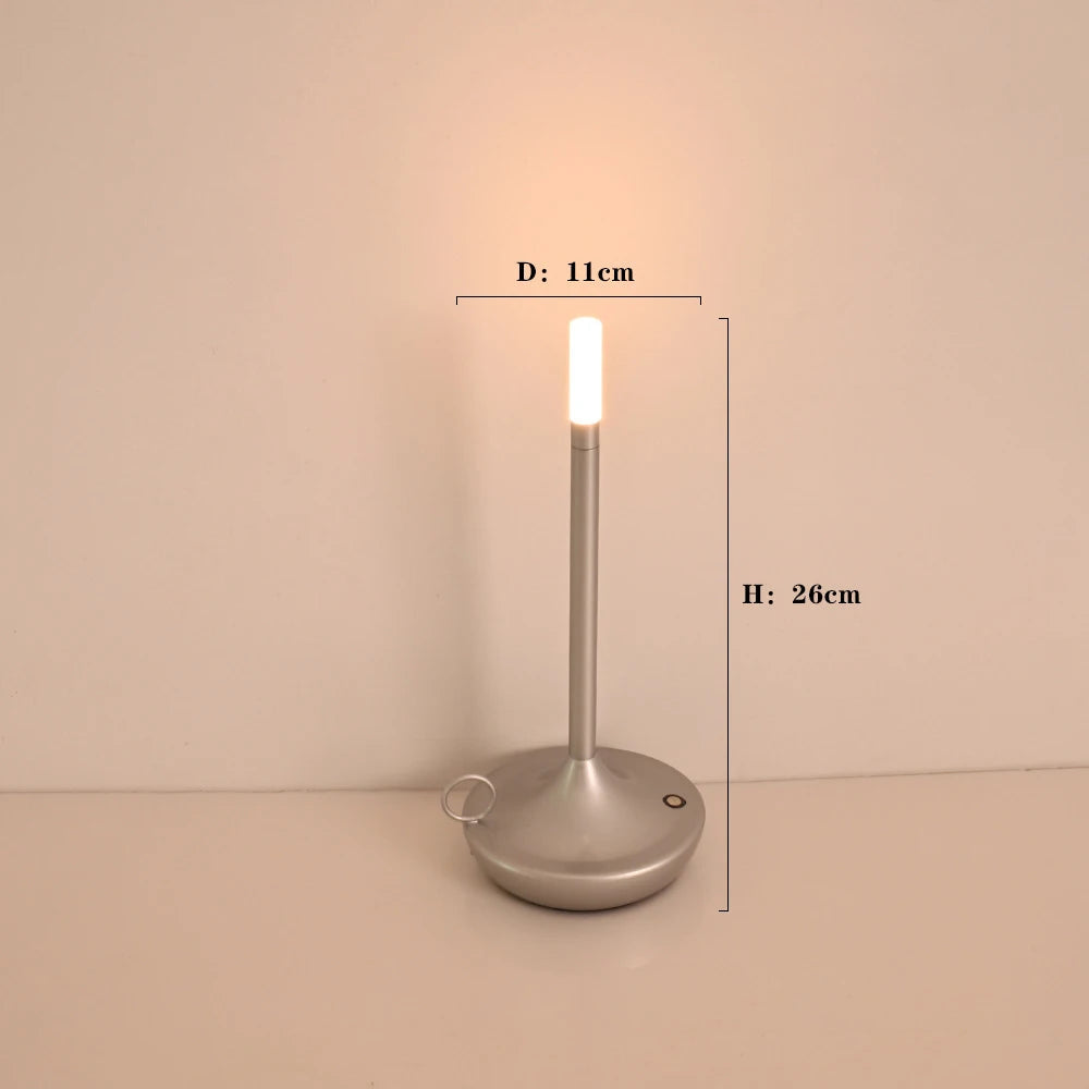 Dimmable USB Rechargeable Touch LED Table Lamp