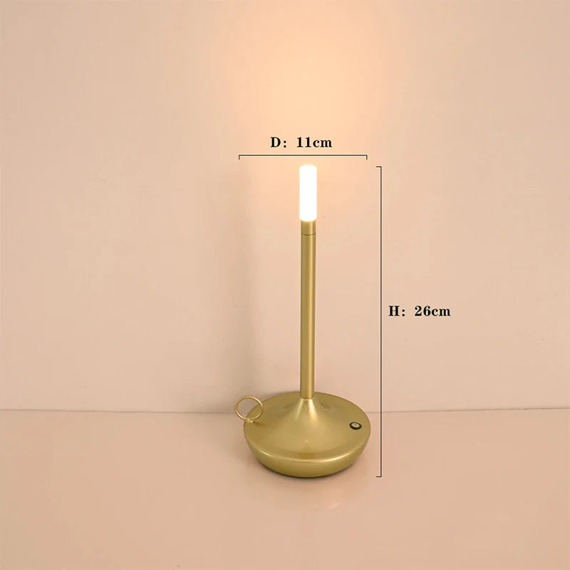 Dimmable USB Rechargeable Touch LED Table Lamp