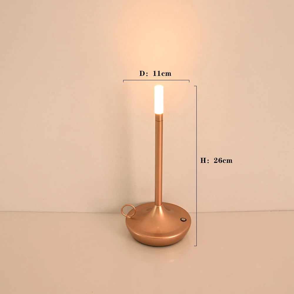 Dimmable USB Rechargeable Touch LED Table Lamp