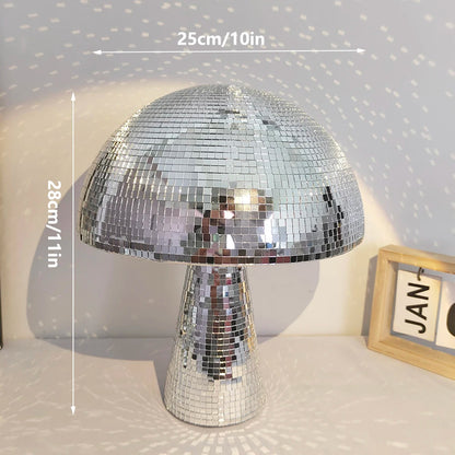 Disco Mushroom Reflective Mirror Decor