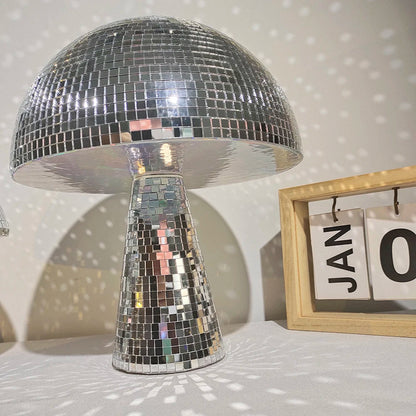 Disco Mushroom Reflective Mirror Decor