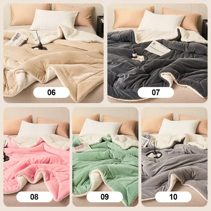 Double Layer Plush Fleece Blanket