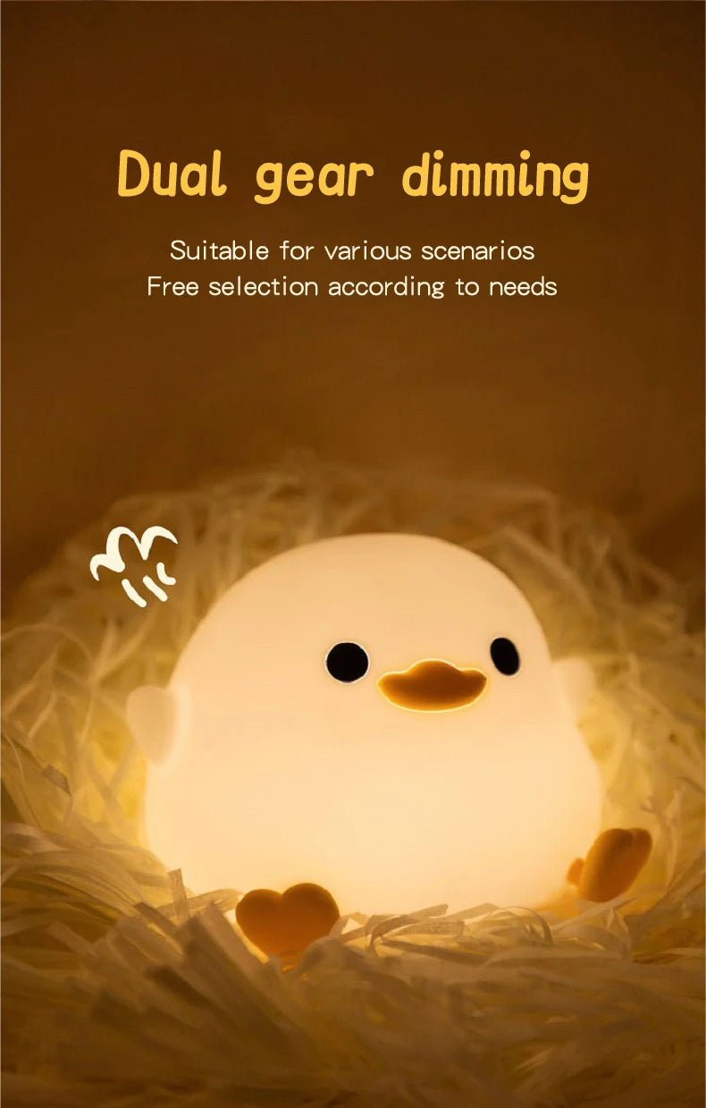 Doudou Duck Silicone Night Light