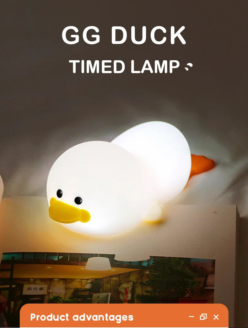 Doudou Duck Silicone Night Light