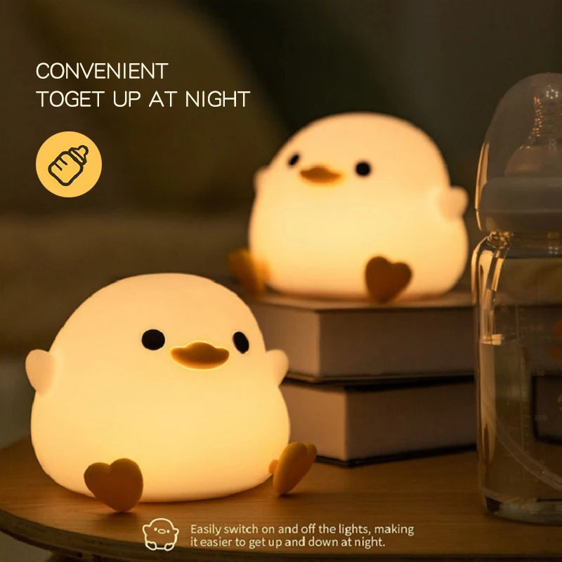 Doudou Duck Silicone Night Light