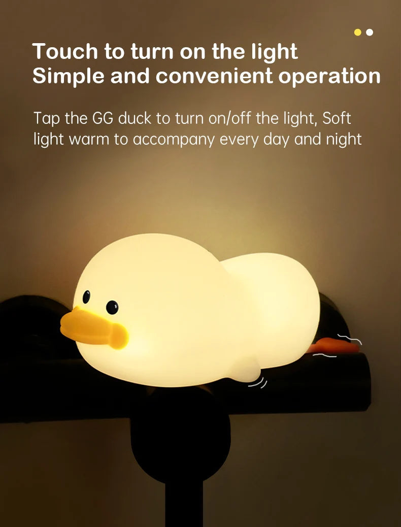 Doudou Duck Silicone Night Light