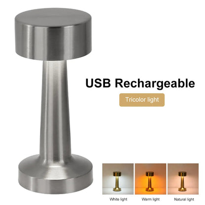 Dumbbell Touch Sensor Retro Table Lamp