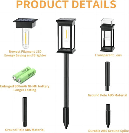 Durable Solar Pathway Lights Outdoor