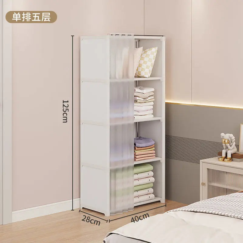 Dustproof Multi-Layer Folding Wardrobe