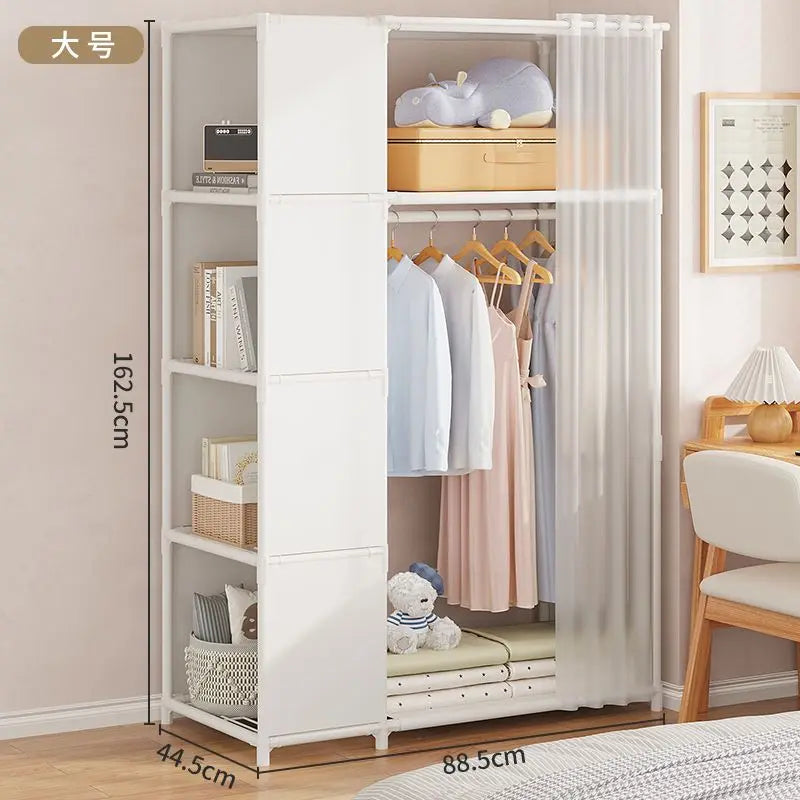 Dustproof Multi-Layer Folding Wardrobe