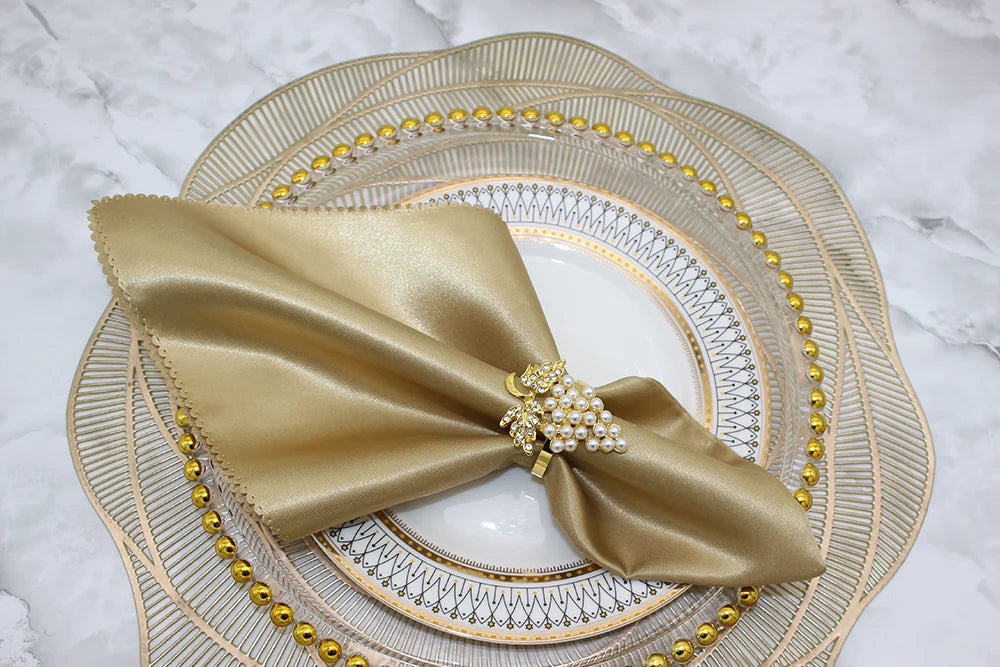 Dvianna Pearl Grape Napkin Rings