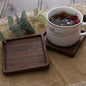 Eco-Friendly Wooden Coaster Set 8.8cm