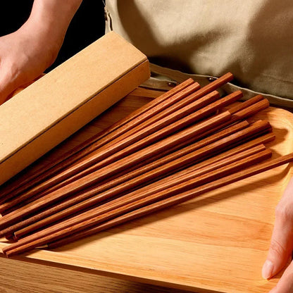 Eco-Friendly Wooden Reusable Chopsticks