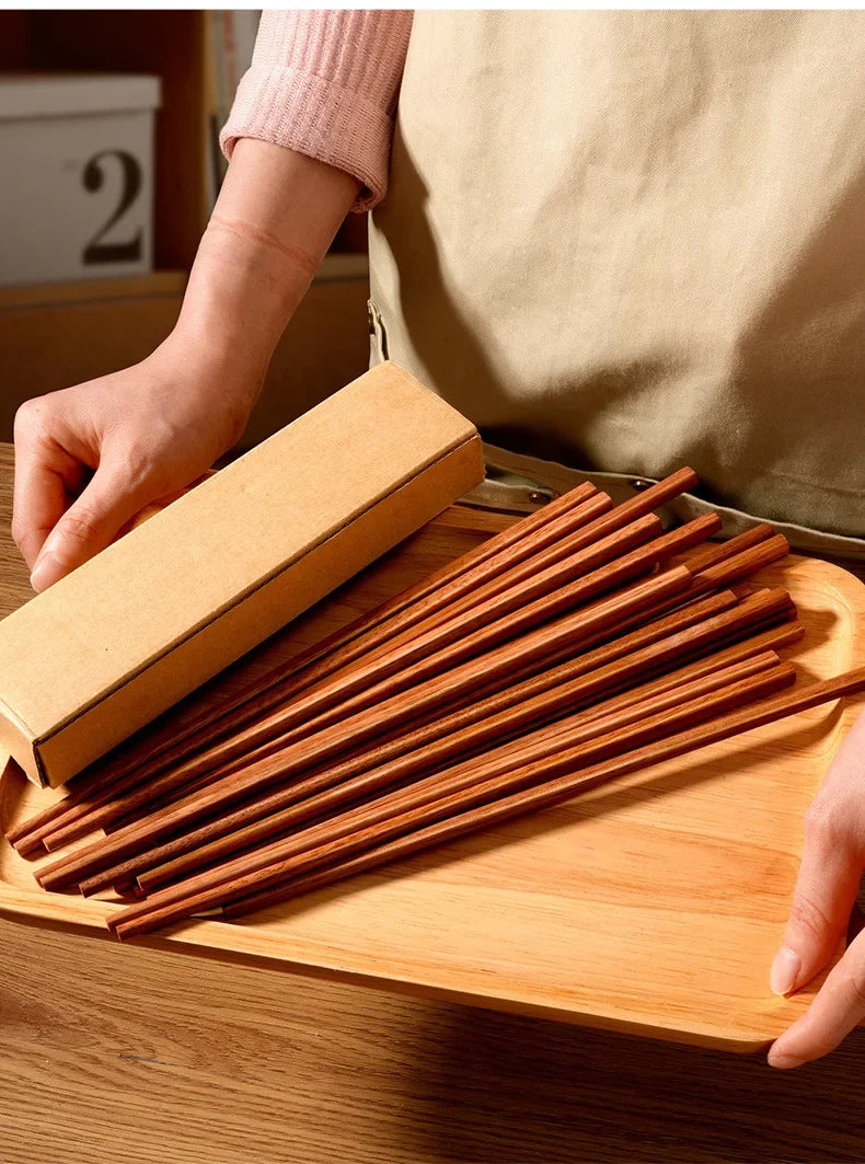 Eco-Friendly Wooden Reusable Chopsticks