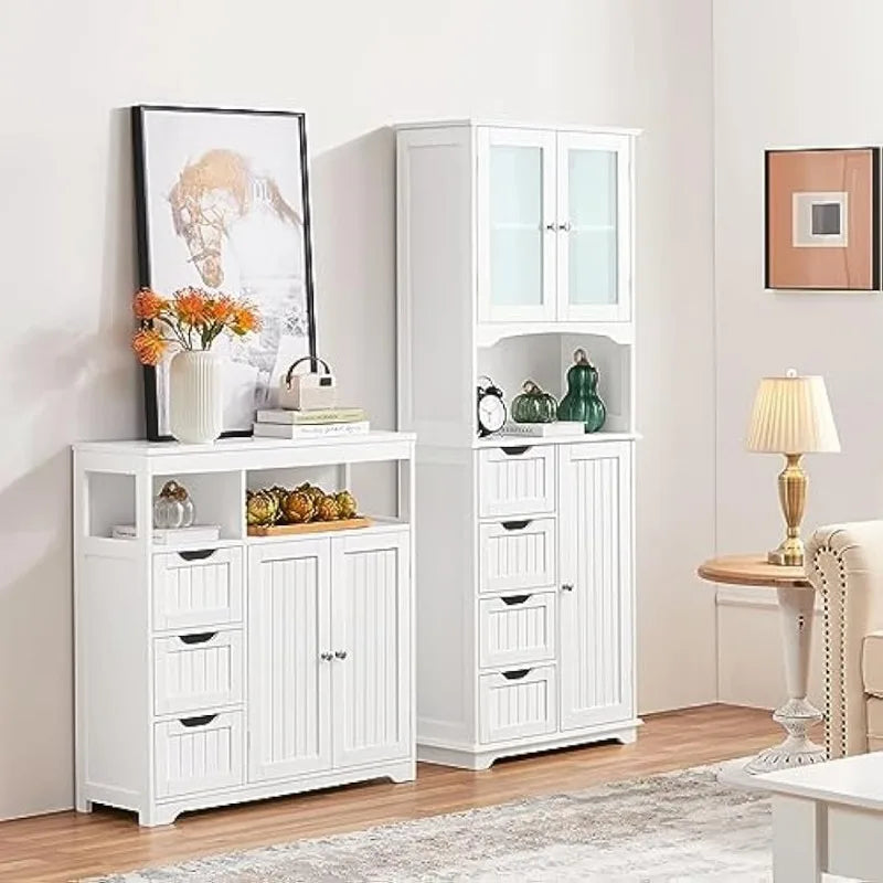 Elegant 65.5" Tall Storage Cabinet