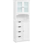 Elegant 65.5" Tall Storage Cabinet