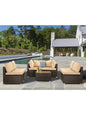 Elegant 7/8 Piece Wicker Patio Sofa Set