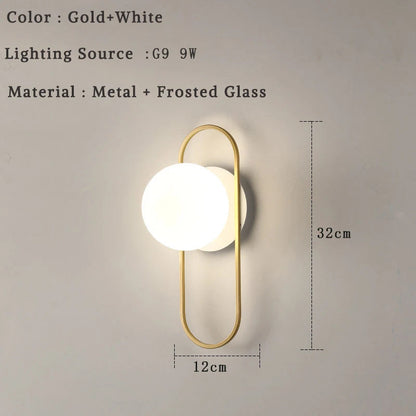 Elegant Accoval LED Wall Lamps