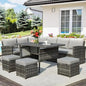 Elegant All-Weather Wicker Rattan Sofa Set