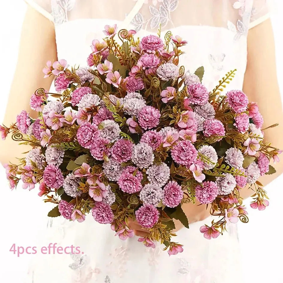 Elegant Artificial Rose Bouquet Decoration