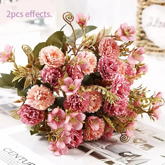 Elegant Artificial Rose Bouquet Decoration