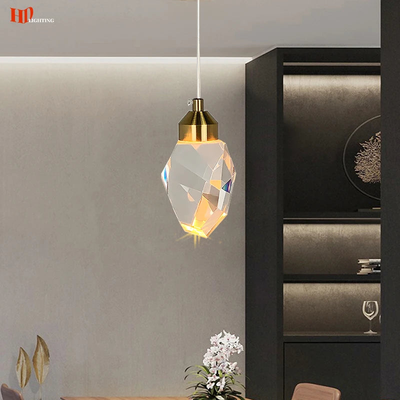 Elegant Crystal Pendant Light Fixture