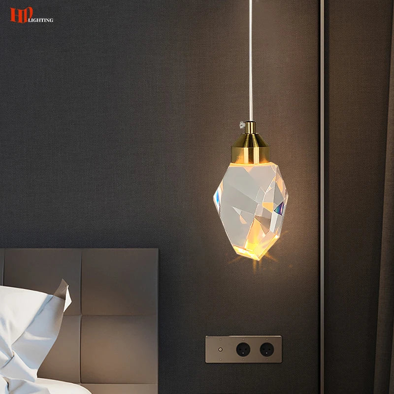 Elegant Crystal Pendant Light Fixture