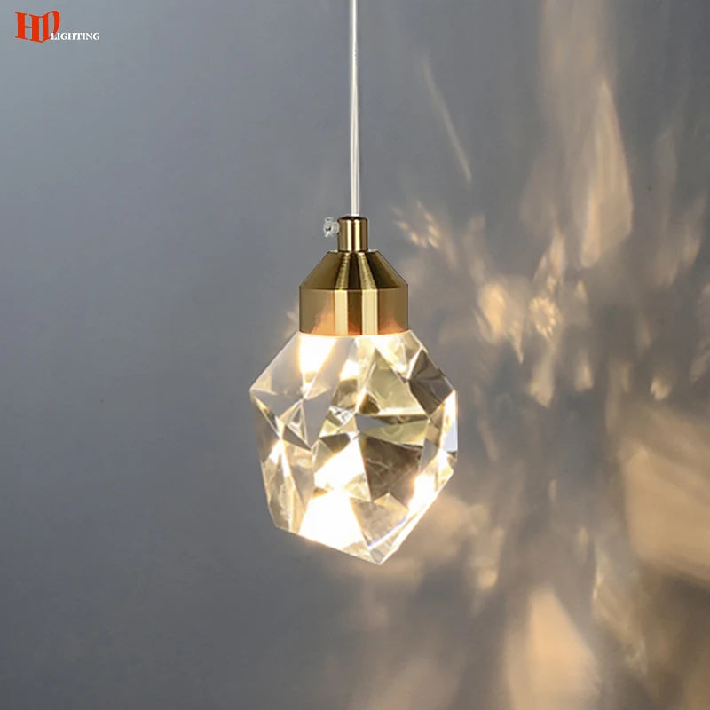 Elegant Crystal Pendant Light Fixture