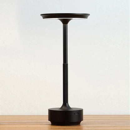 Elegant Dimmable Black USB Table Lamp