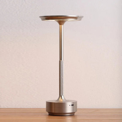 Elegant Dimmable Black USB Table Lamp