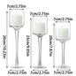 Elegant Glass Candle Holders Set