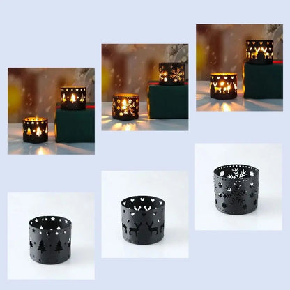 Elegant Iron Candle Holder Decor