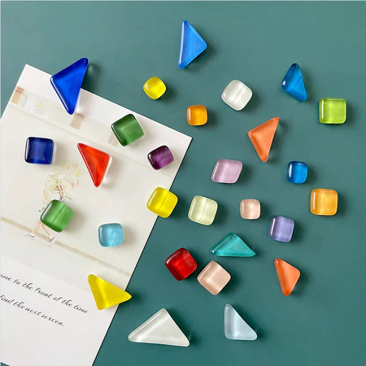 Elegant Irregular Glass Magnetic Magnets