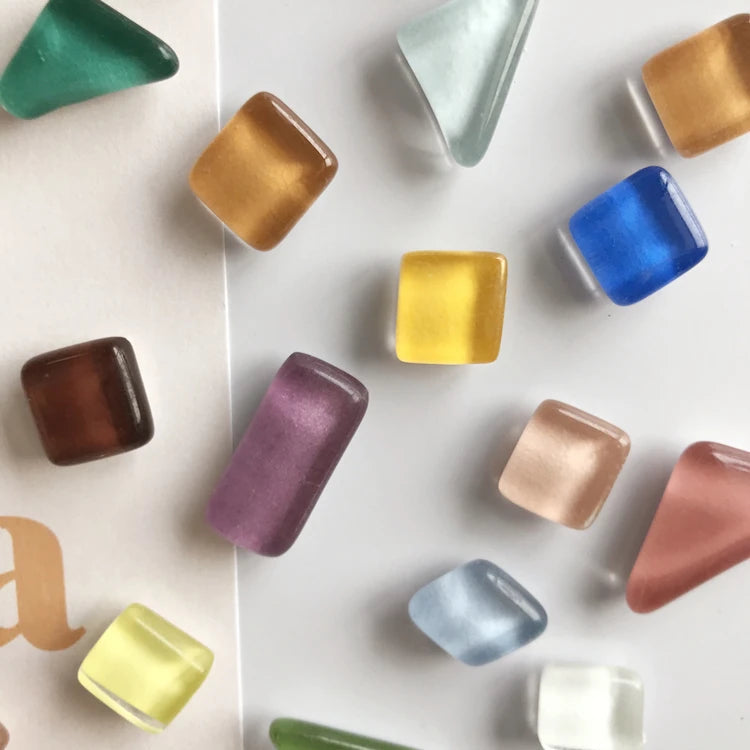 Elegant Irregular Glass Magnetic Magnets