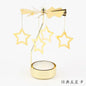 Elegant Metal Rotating Candle Holder