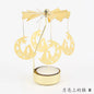 Elegant Metal Rotating Candle Holder