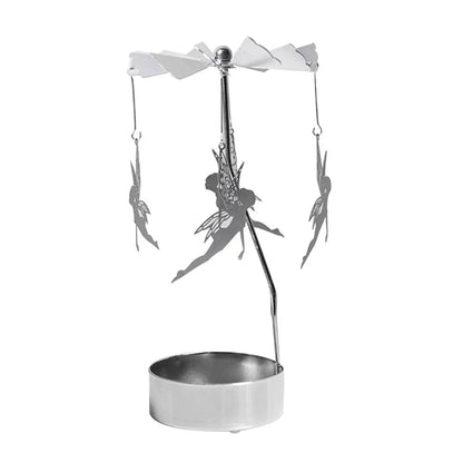 Elegant Metal Rotating Candle Holder